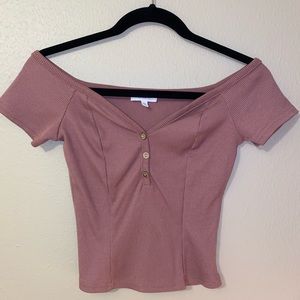 Off the Shoulder Shirt Size M